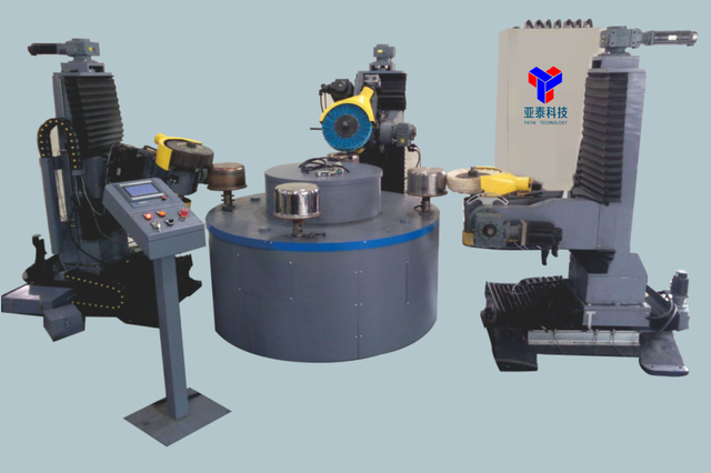 Stainless Steel Cylinder Polishing Machine para sa Pot Outer Surface, Walang Dead Corner Polishing